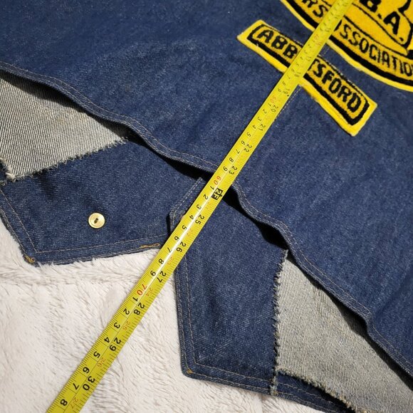 Christian Bikers Association Blue Denim Vest MC Abbotsford BC Canada Handmade - Picture 13 of 14